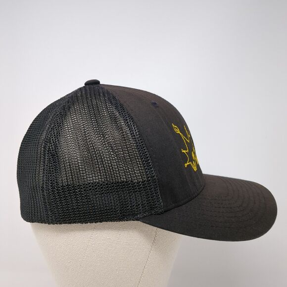 Woodland Empire Ale Craft Fitted Mesh Back Trucker Hat Black One Size - Picture 4 of 8